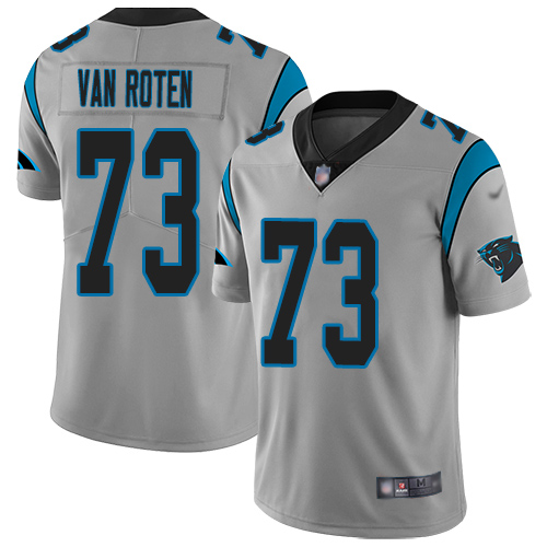 Carolina Panthers Limited Silver Youth Greg Van Roten Jersey NFL Football 73 Inverted Legend